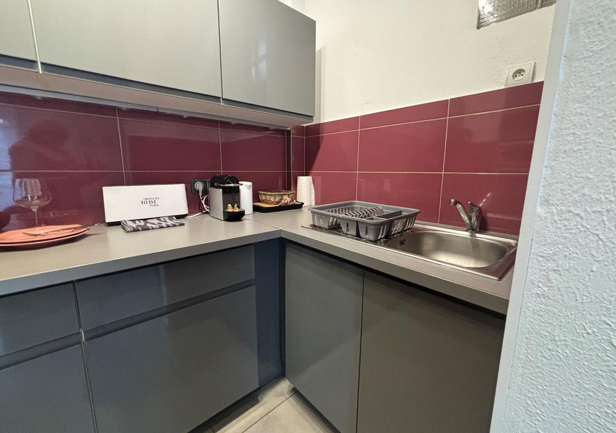 Charming Studio In Nice 2-Min Walk To The Sea Exterior foto