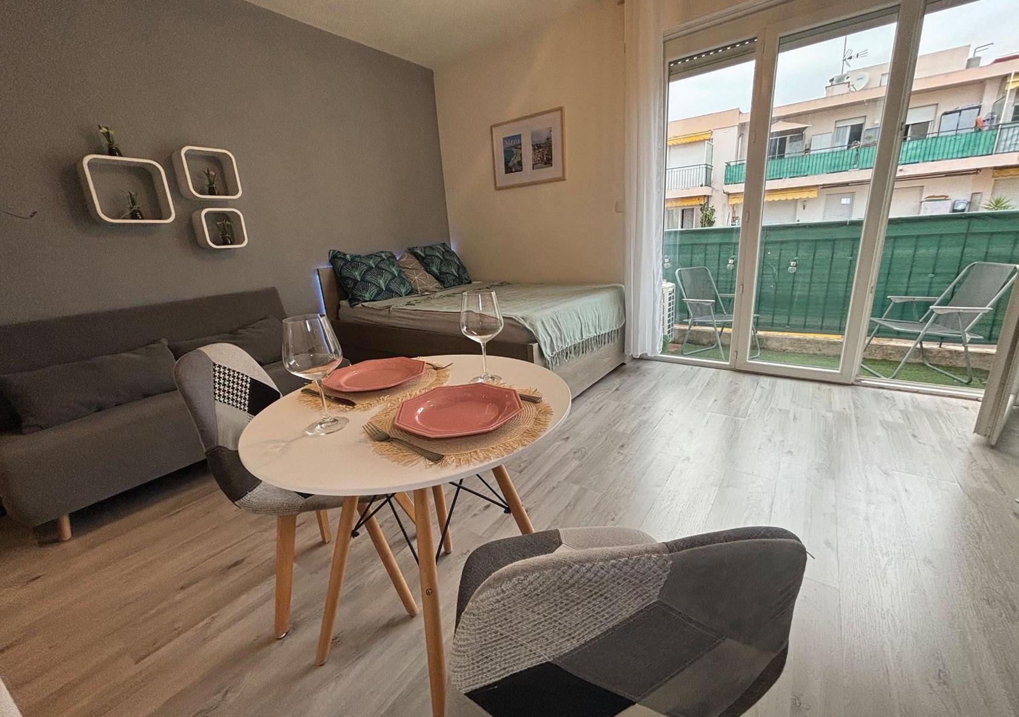 Charming Studio In Nice 2-Min Walk To The Sea Exterior foto